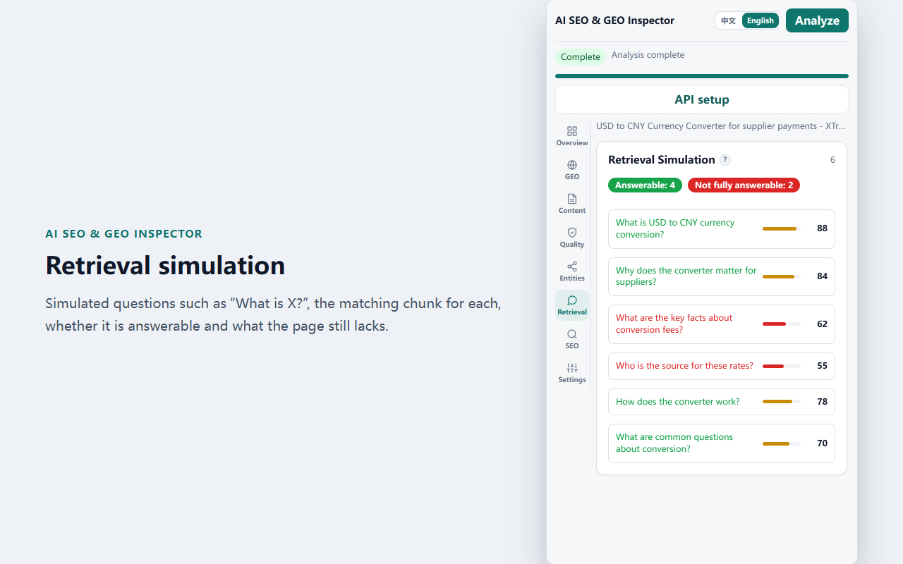 GEO & AI SEO Inspector